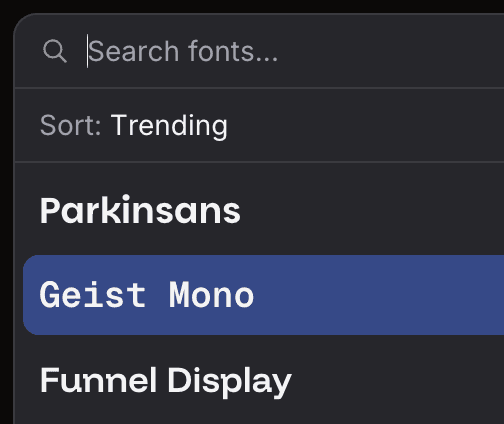 Generate font styles